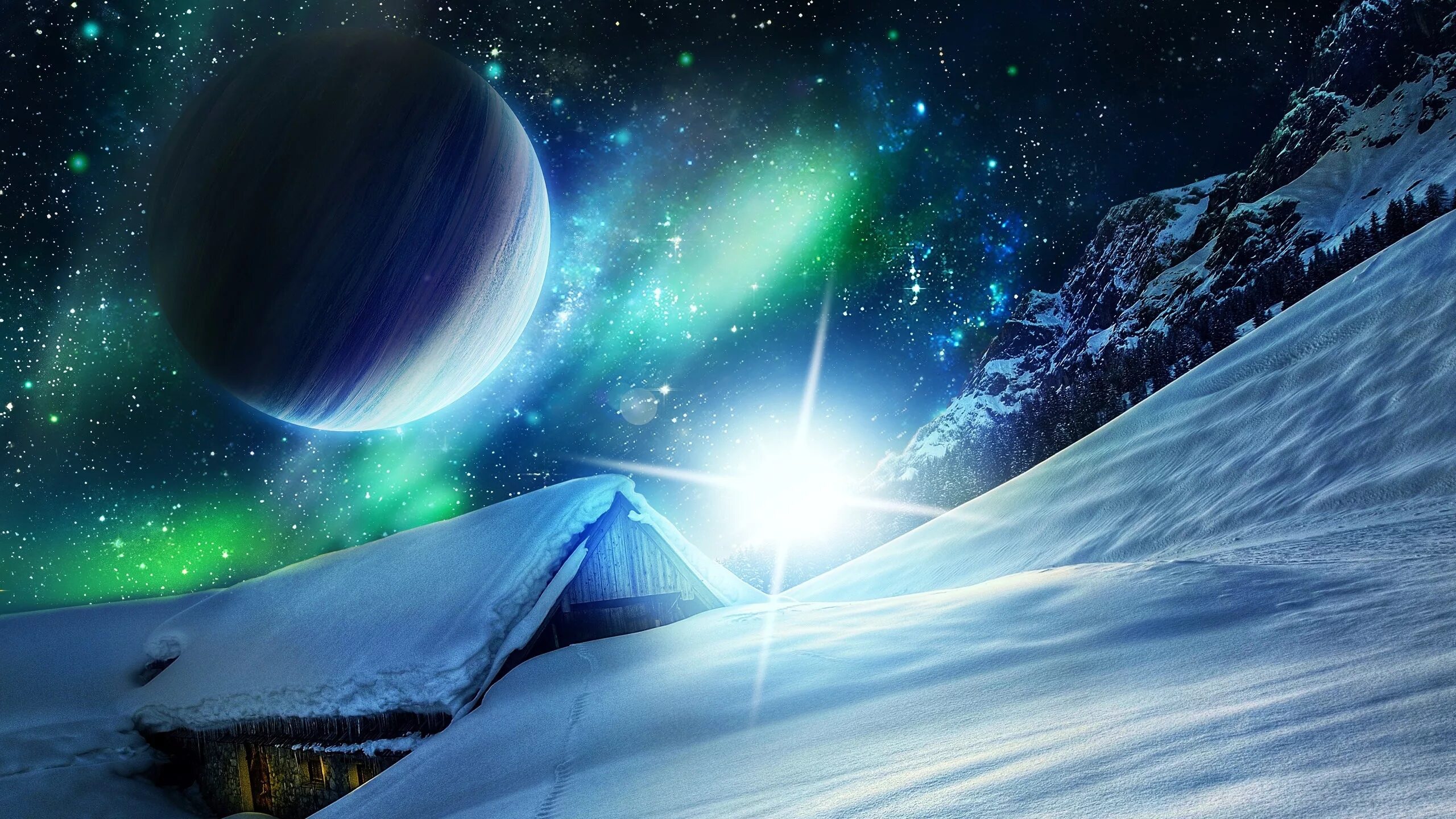 космическая зима. звездная туманность. красивый космос. космос. космос планеты.