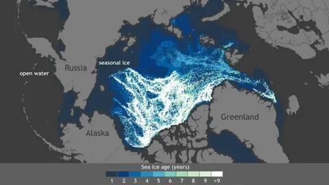 Arctic ice graph