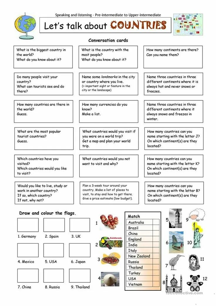 Английский speaking Lets talk about. Elementary/pre-Intermediate английский. Английский speaking Worksheet. Английский упражнения speaking. What people live on the continent