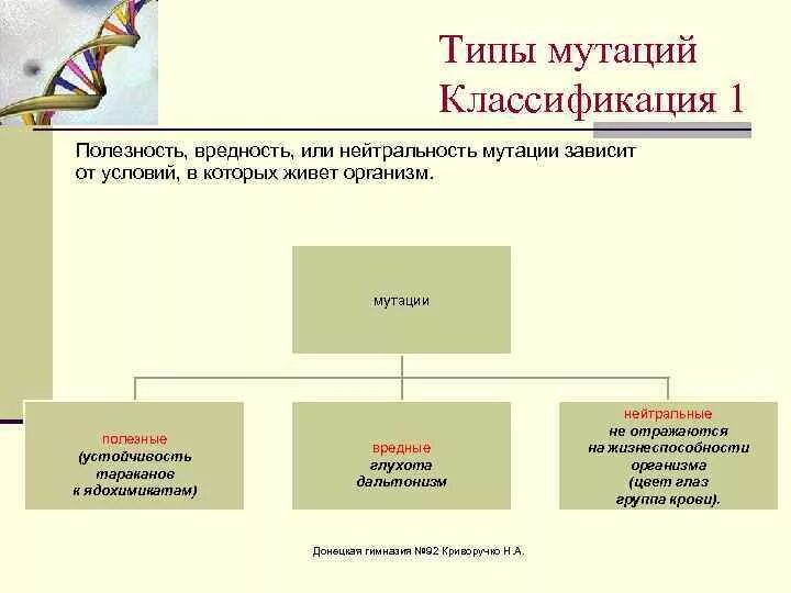 Классификация типов мутаций. Классификация мутаций полезные. Классификация мутаций по полезности. Виды мутаций нейтральные. Какие мутации полезные