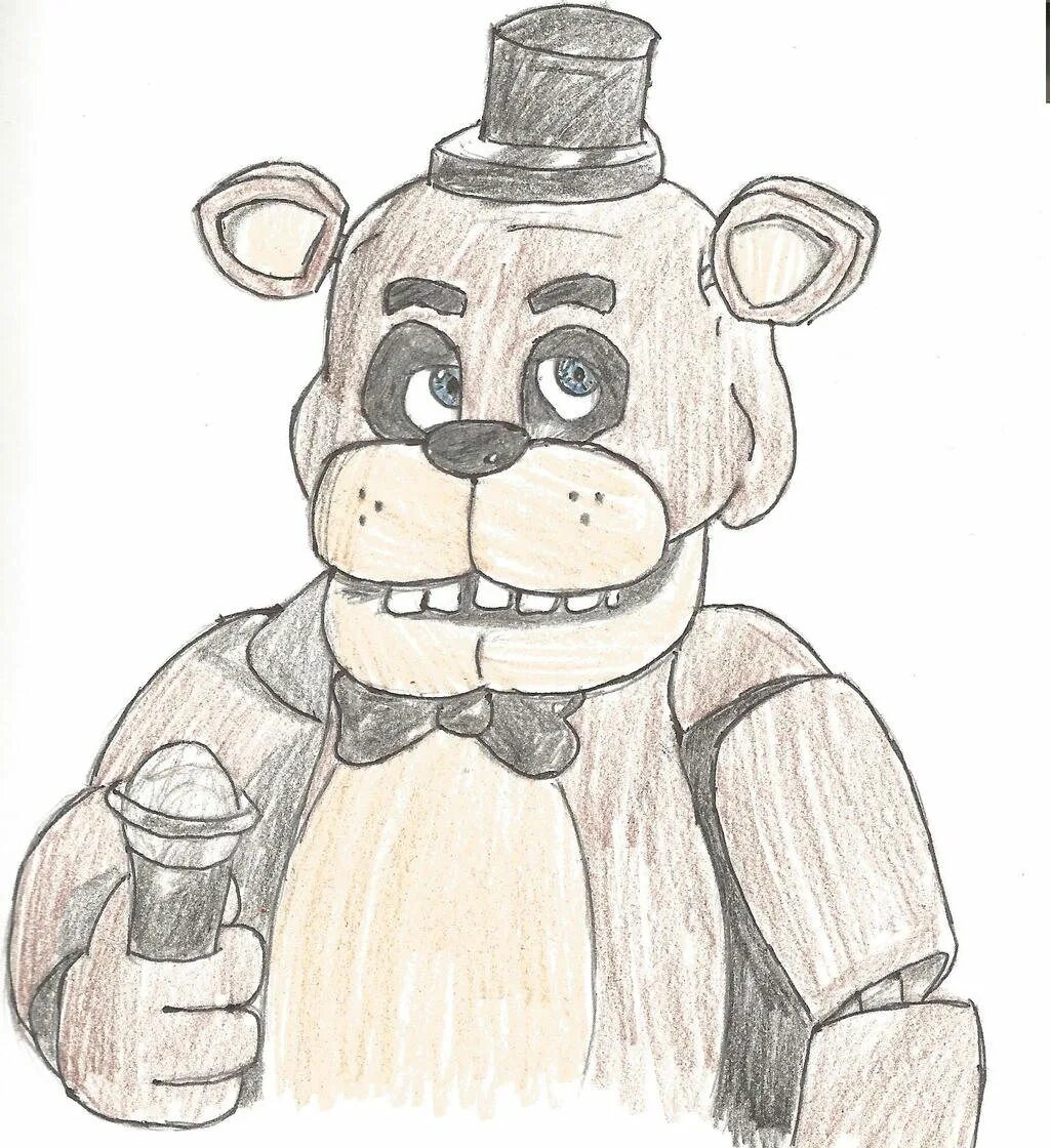 Fnaf 1 нарисовать