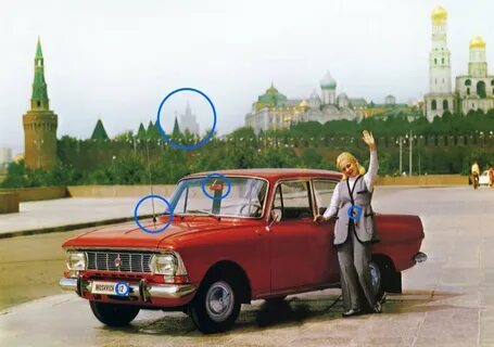 На стареньком видавшем виды москвиче