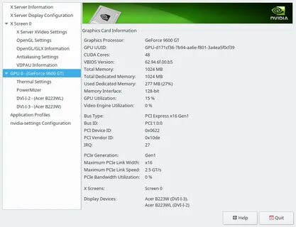 Nvidia setup