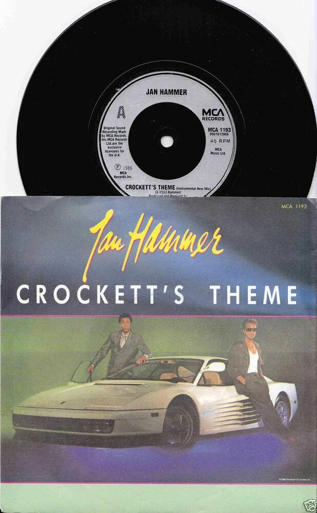 Jan Hammer Miami vice Crockett's Theme Vinyl. Jan Hammer Crockett s Theme. Jan Hammer - Crockett's Theme (1987). Hammer crockett s theme