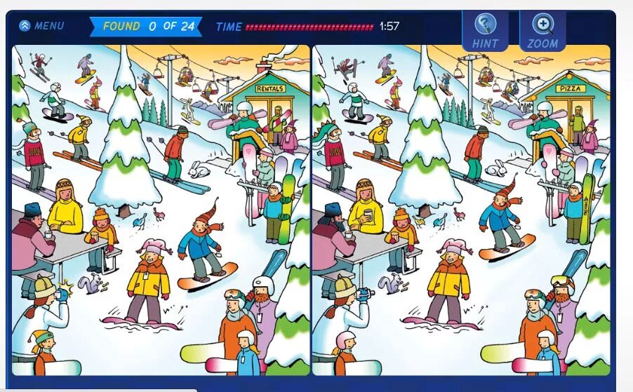 Winter find. Find the differences. найти отличия на английском. задания на нахождение отличий на английском. find the difference for kids.