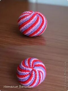 Мячик из пряжи