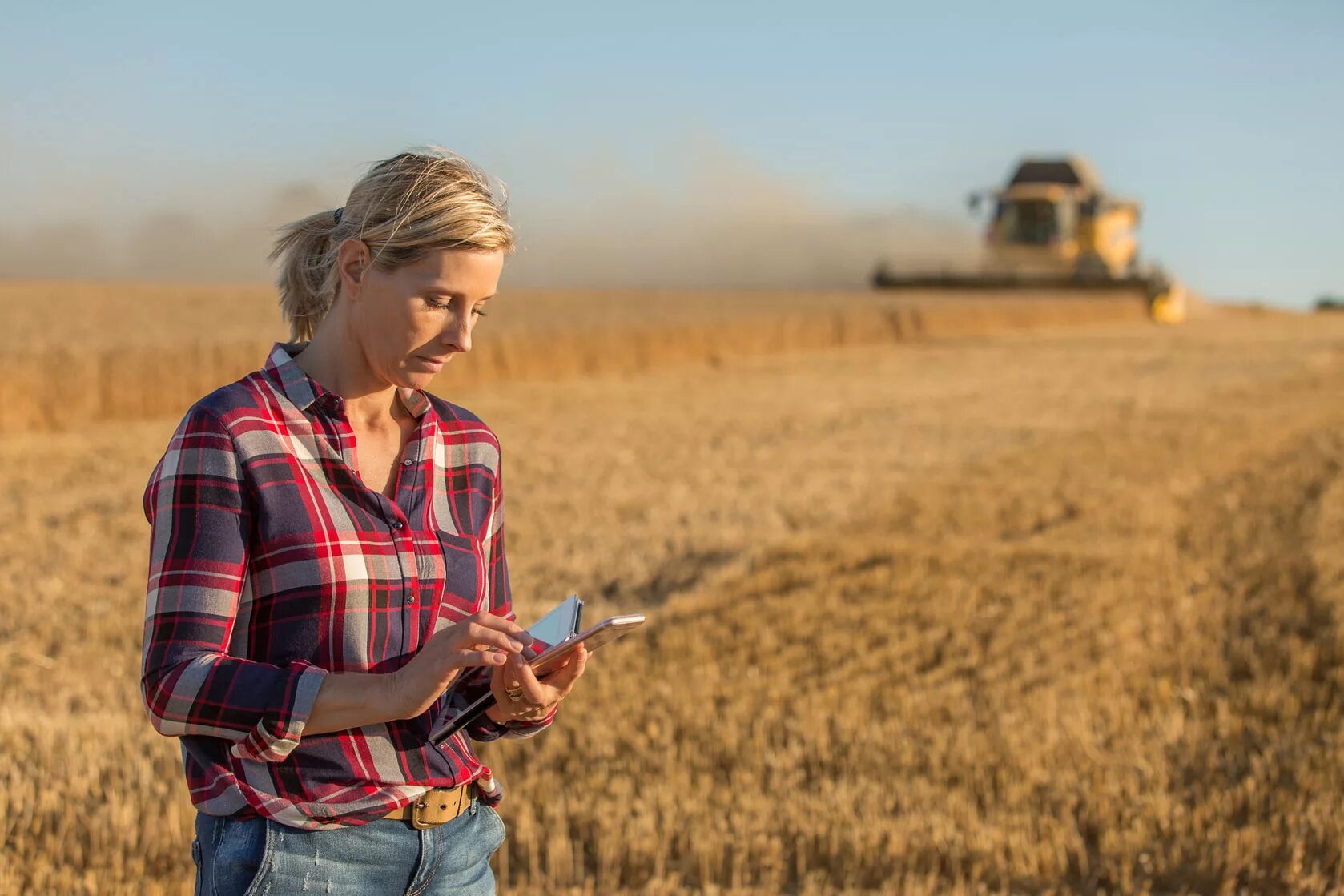 Working on the farm