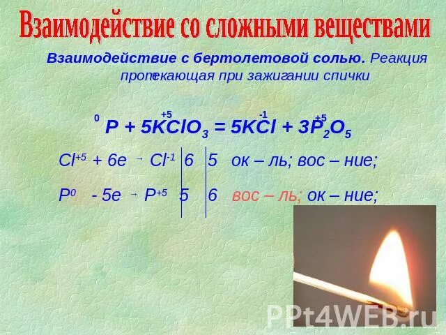 Реакция между фосфором и кислородом. Реакция между фосфором и кислородом