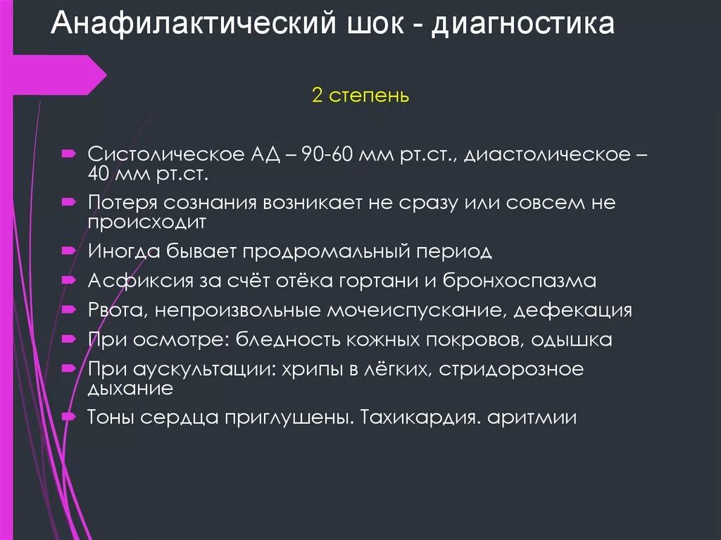 Мкб шок. Дополнительные методы исследования при анафилактическом шоке. формулировка диагноза при анафилактическом шоке. аускультация при анафилактическом шоке. 2 степень анафилактического шока.