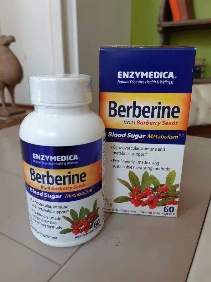 Берберин таблетки отзывы для похудения. Enzymedica Berberine 60 капс.. Берберина бисульфат. Берберин айхерб. Барберин для похудения.