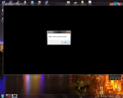 Failed to initialize window