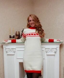 Новогодняя туника женская