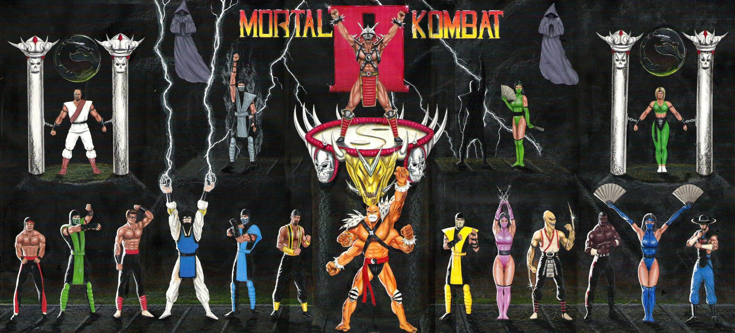 Мортал комбат 2 русский. Мортал комбат 2. MK 2 игра. Mortal Kombat (игра, 1992). Mortal Kombat 2 Art.