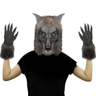 Realistic wolf costume for sale. 