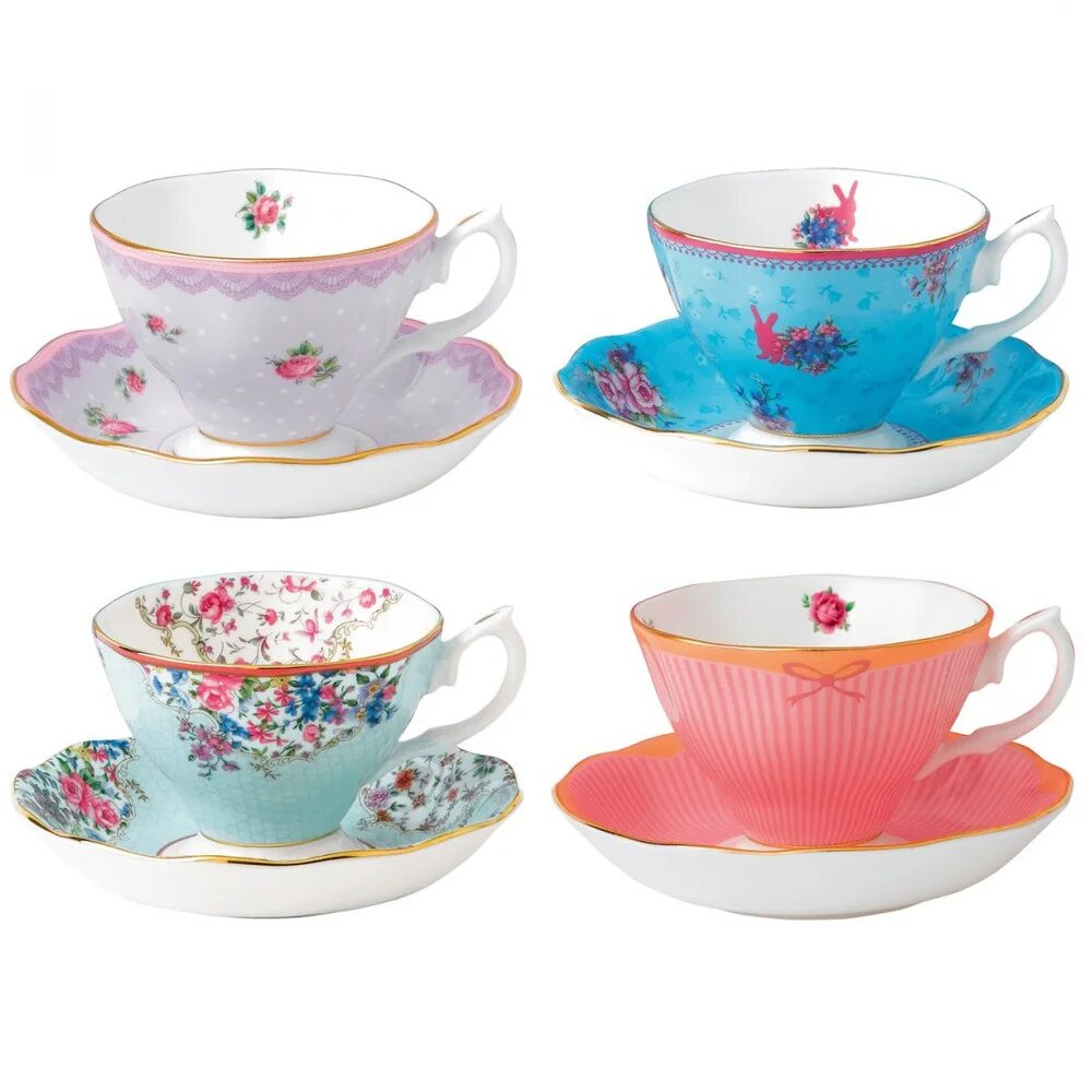 Чашка сервиз такое же как между. Royal albert набор чашек. royal albert tea set. чашка с блюдцем.