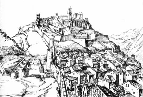 Рисовать исторический город