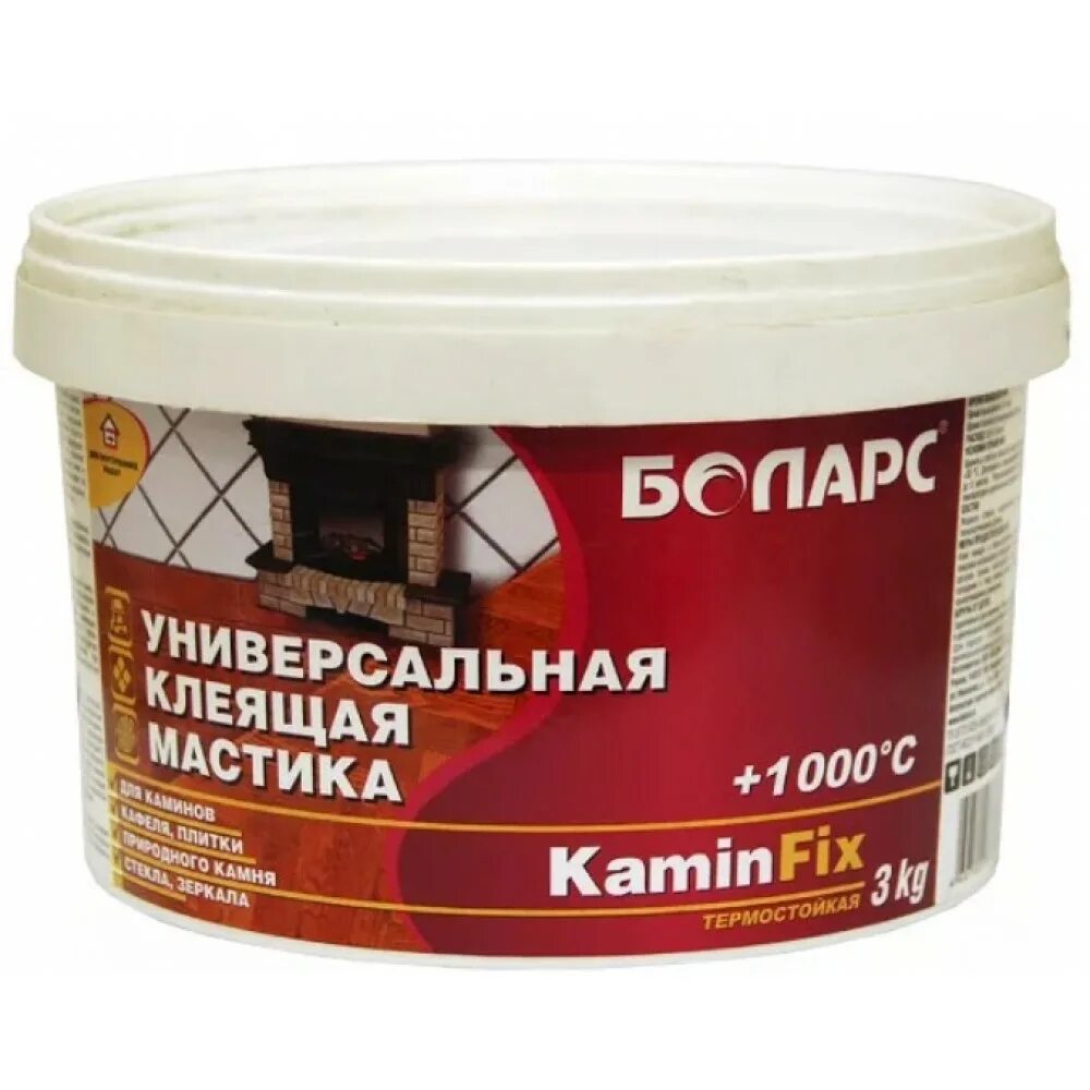 Клей Боларс (универсальная клеящая мастика). Клей Боларс KAMINFIX, 3 кг. Боларс мастика жаростойкая. Мастика Боларс огнеупорная.