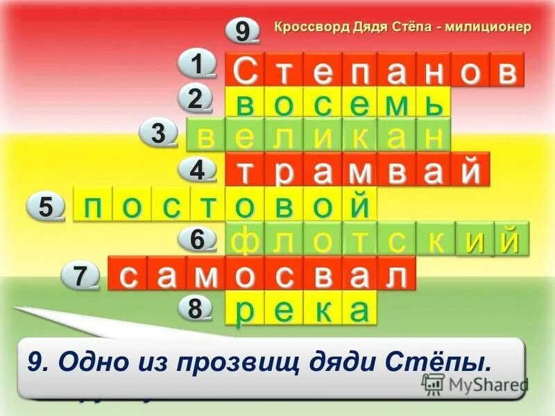 По словам степы в его домашней. Кроссворд дядя Степа. Кроссворд дядя стёпа. Кроссворд по произведениям Михалкова. Кроссворд дядя Степа Михалков.