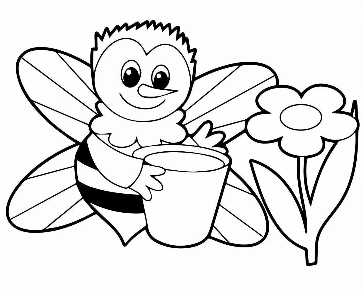 Для раскрашивания детям. Раскраски для детей. Пчелка раскраска. Раскраски для дошкольников. Пчела раскраска.