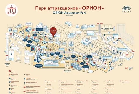 Карта вднх 2024 года
