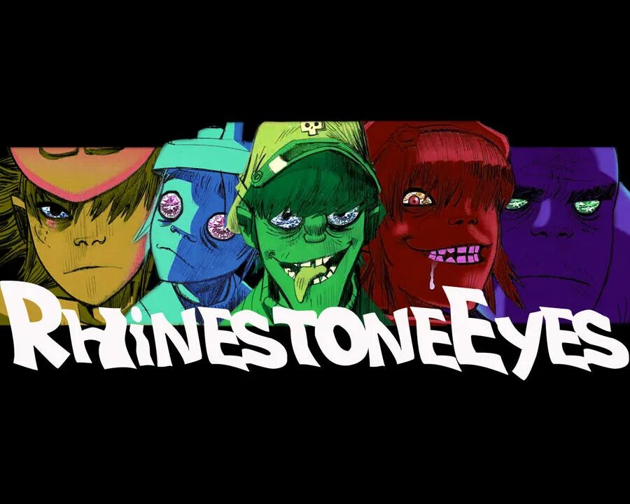 Rhinestone eyes gorillaz обложка. Rhinestone eyes обложка. Гориллаз eyes rhinestone. Гориллаз eyes rhinestone. Песня rhinestone eyes.