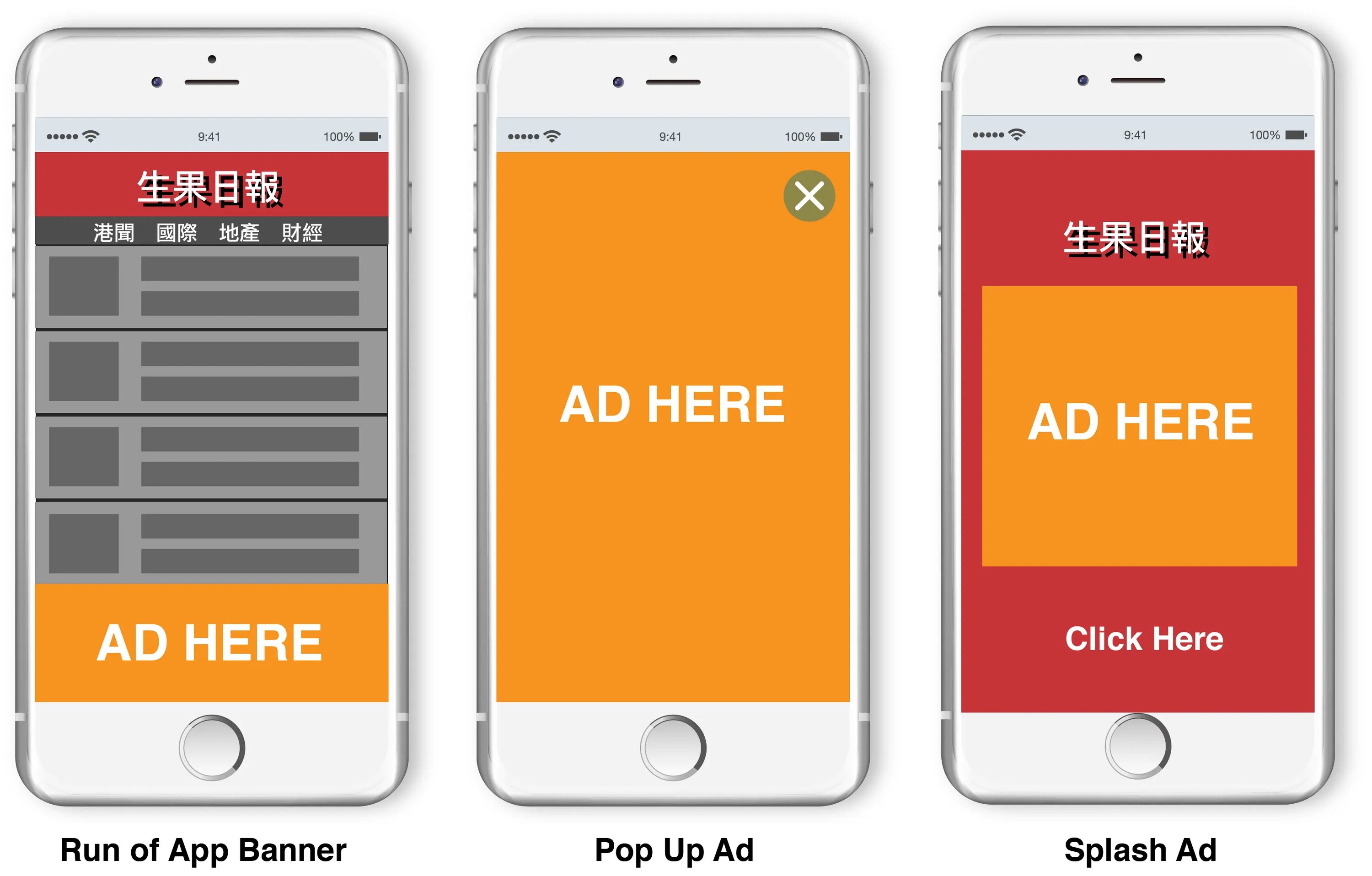 Mobile ad