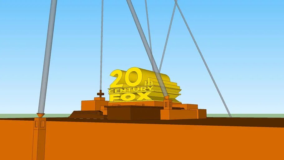 20th fox 3d. 20th Century Fox 3d Warehouse. 20th Century Fox Sketchup. 20 Century Fox 3d model. 20 Век Фокс скетчап.