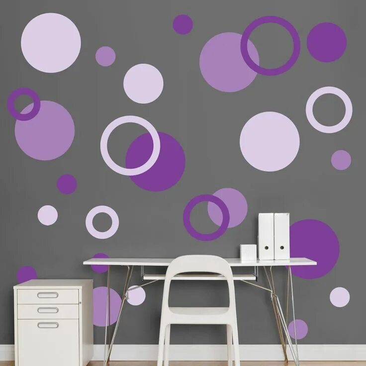 Polka Dots Wall Decal Shop Fathead ® for Basic Shapes Decor Polka dot wall decal