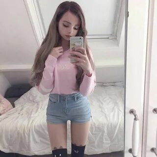 Селфи юной девочки