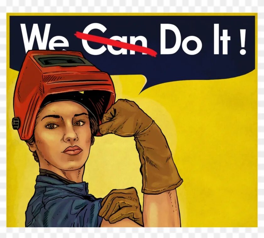 Rosie the Riveter плакат. It плакат. We can do. We can poster.
