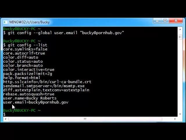 Git config set email. Git config [user]. git логин и пароль в консоли. git global email. git config --global user.email.