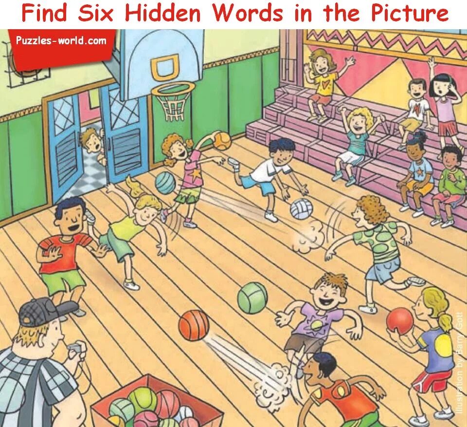 Find hidden Words in the picture. Найди английские слова на картинке. Игры picture for Kids. Find 6 hidden Words. Do it for me game