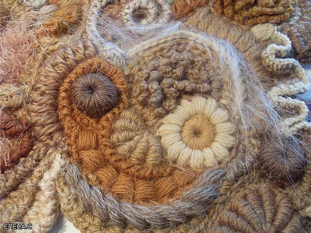 Вязание крючком техника фриформ. Мастер класс Елены Синюковой фриформ в деталях.