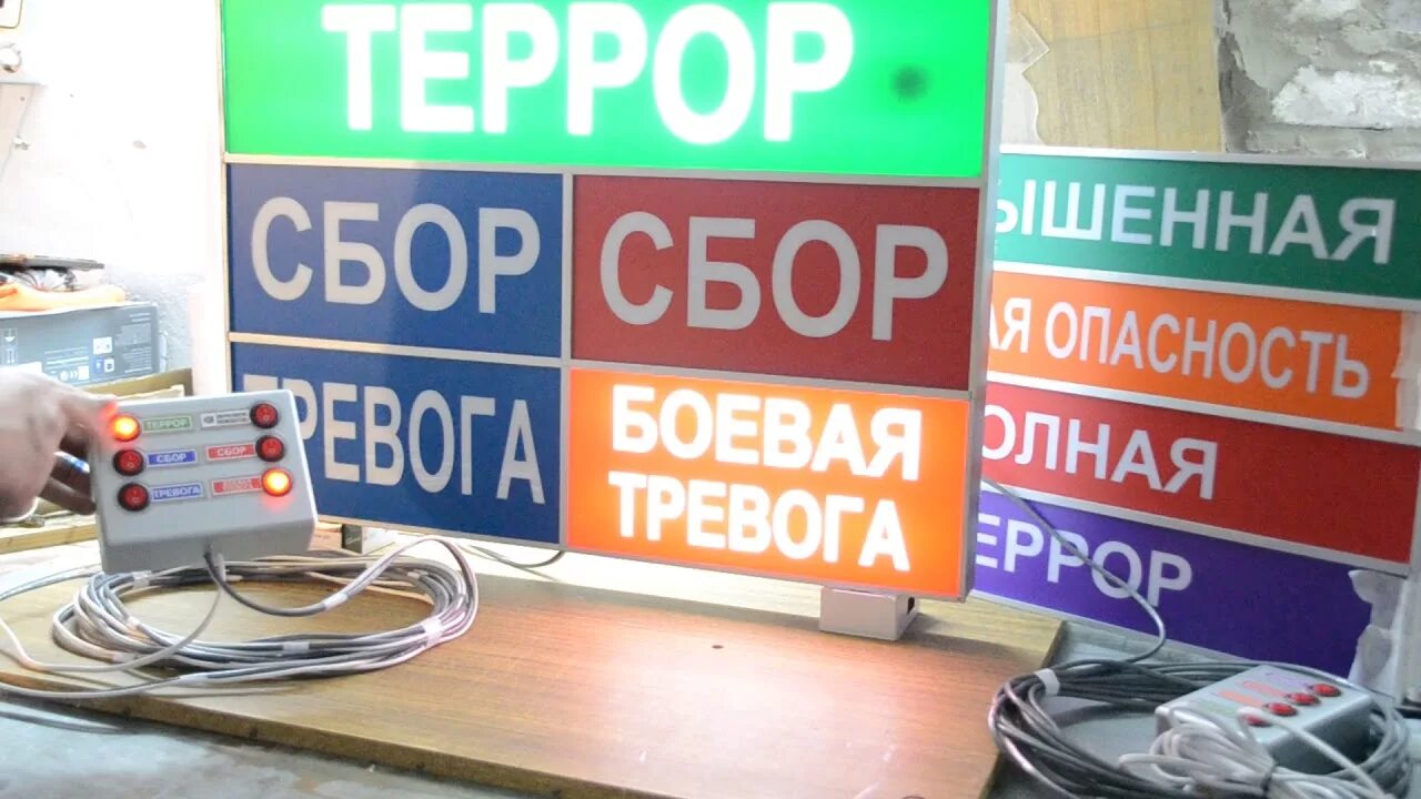 Леня собирает для туристического кружка световое табло. Световое табло оповещения. табло сбор тревога. сбор тревога боевая тревога табло. транспарант световой (табло).