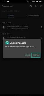 Magisk установка