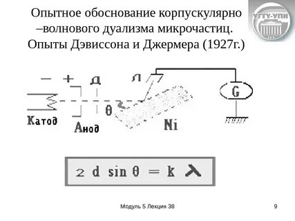 Опытное обоснование основных