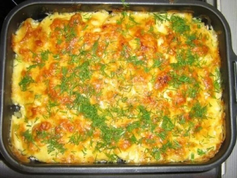 Капуста курица сметана в духовке