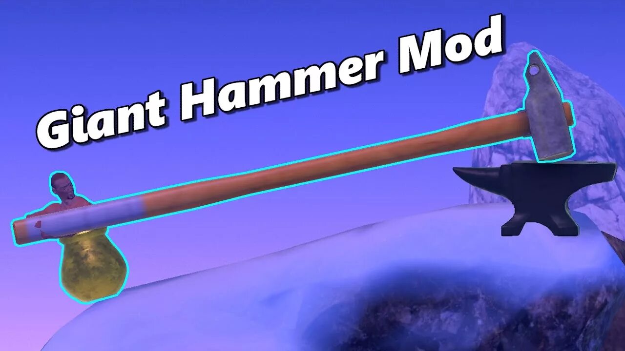 Getting over it спидран. Giant Hammer. Getting over it Hammer. Getting over it with Bennett Foddy Hammer. Молоток из getting over it.