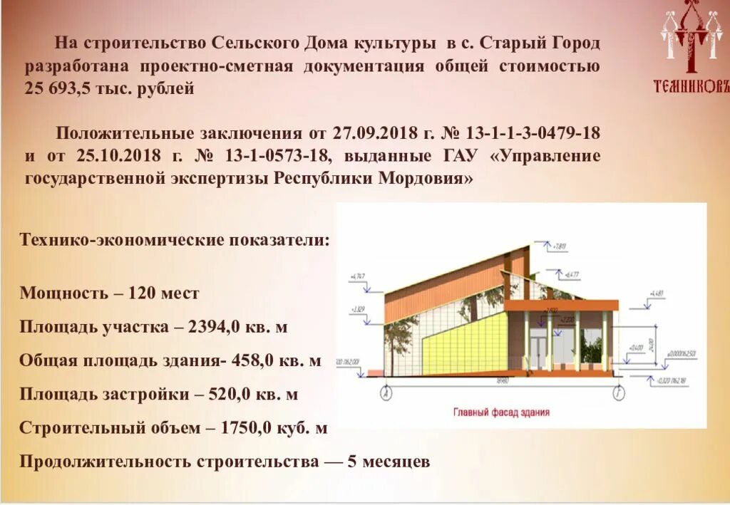 Дк70-4-12 ухл4. 2 характеристики. Характеристики дома культуры. Характеристики дома культуры. Презентация сельского клуба.