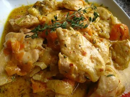 Рецепт курицы и сливок с фото