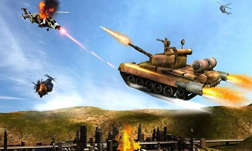 Flying tank