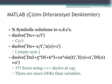 Matlab symbolic