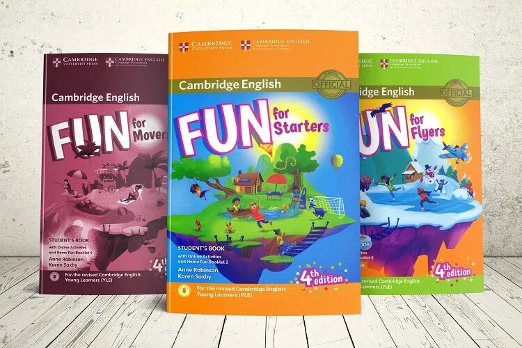 Cambridge fun for Starters. Fun for Starters 4th Edition. Fun for Flyers. Fun for Movers.