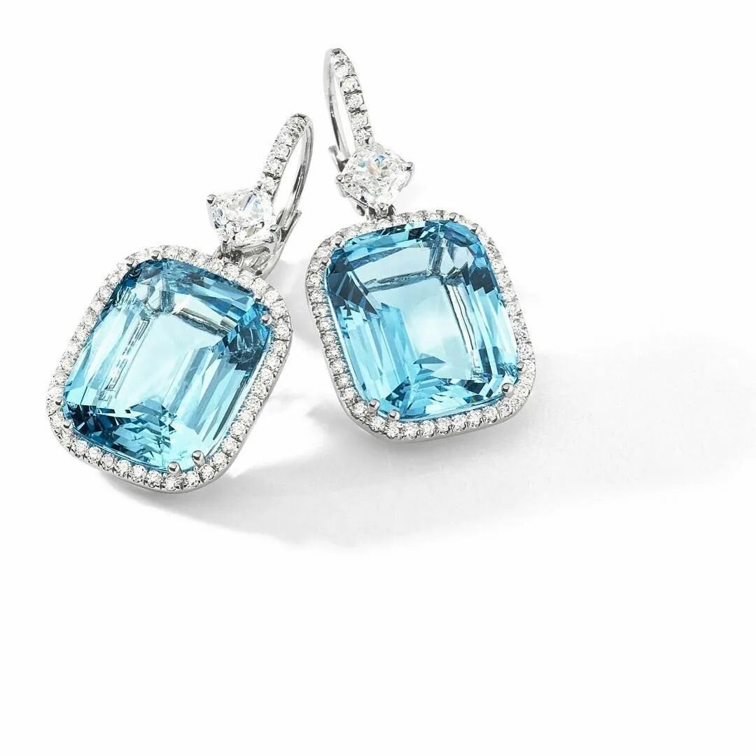 Турмалин параиба. Aquamarine 106597 кольцо. Аквамарин камень украшения. Aquamarine jewelry. Бриолет бриллиант.