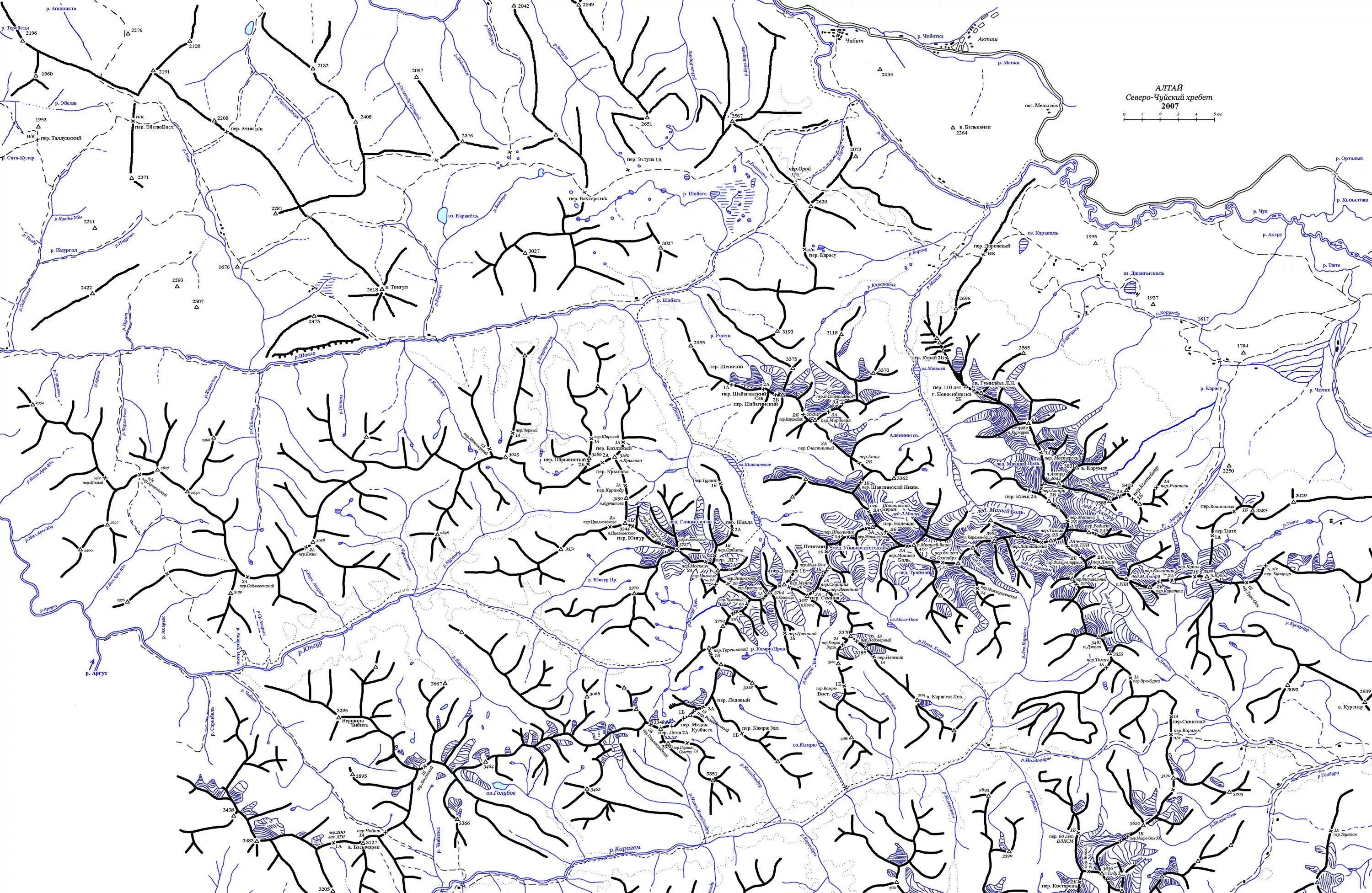 Направление простирания горной системы алтай. Северо-Чуйский хребет Алтай карта. Хребтовка Актру. Северо-Чуйский хребет горный Алтай на карте. Хребтовка Южно-Чуйского хребта.