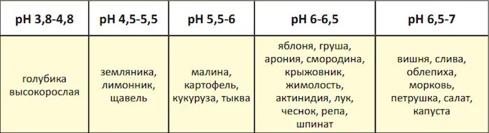 Малина кислотность