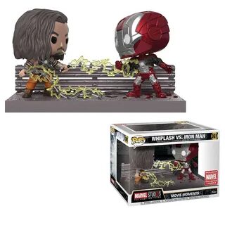 Funko Marvel Studios The First Ten Years POP Marvel Whiplash vs. Iron Man E...