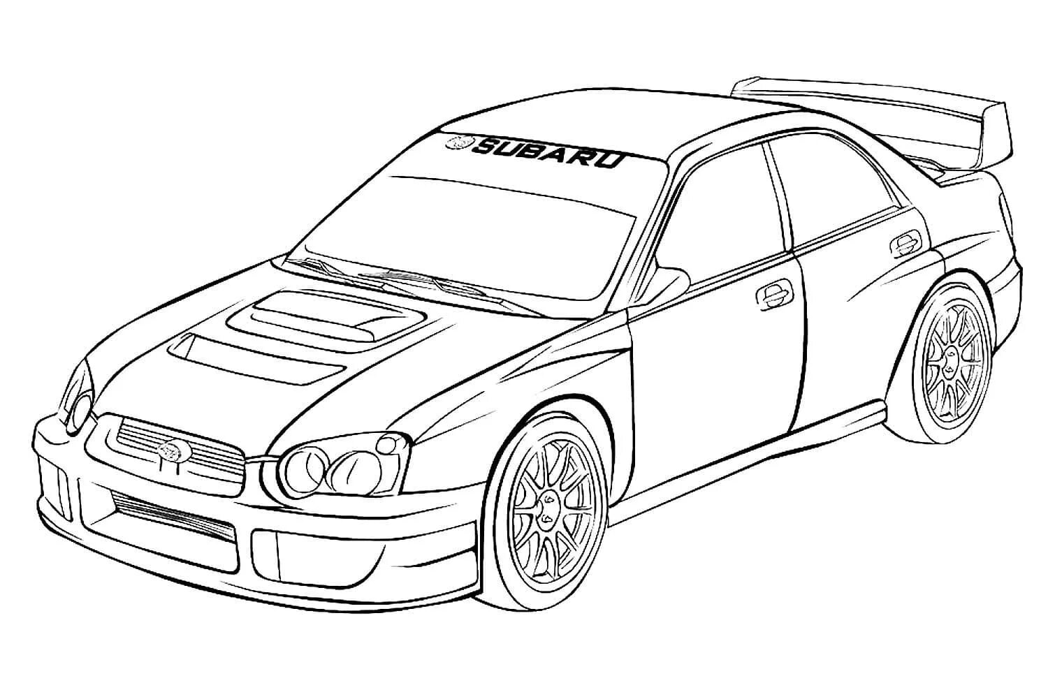 Раскраска Субару WRX. Subaru Impreza WRX раскраска. Раскраска Subaru Impreza WRX STI. Subaru WRX STI раскраска. Раскраски про машинки