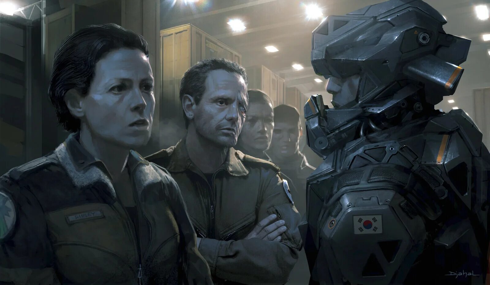 Alien androids
