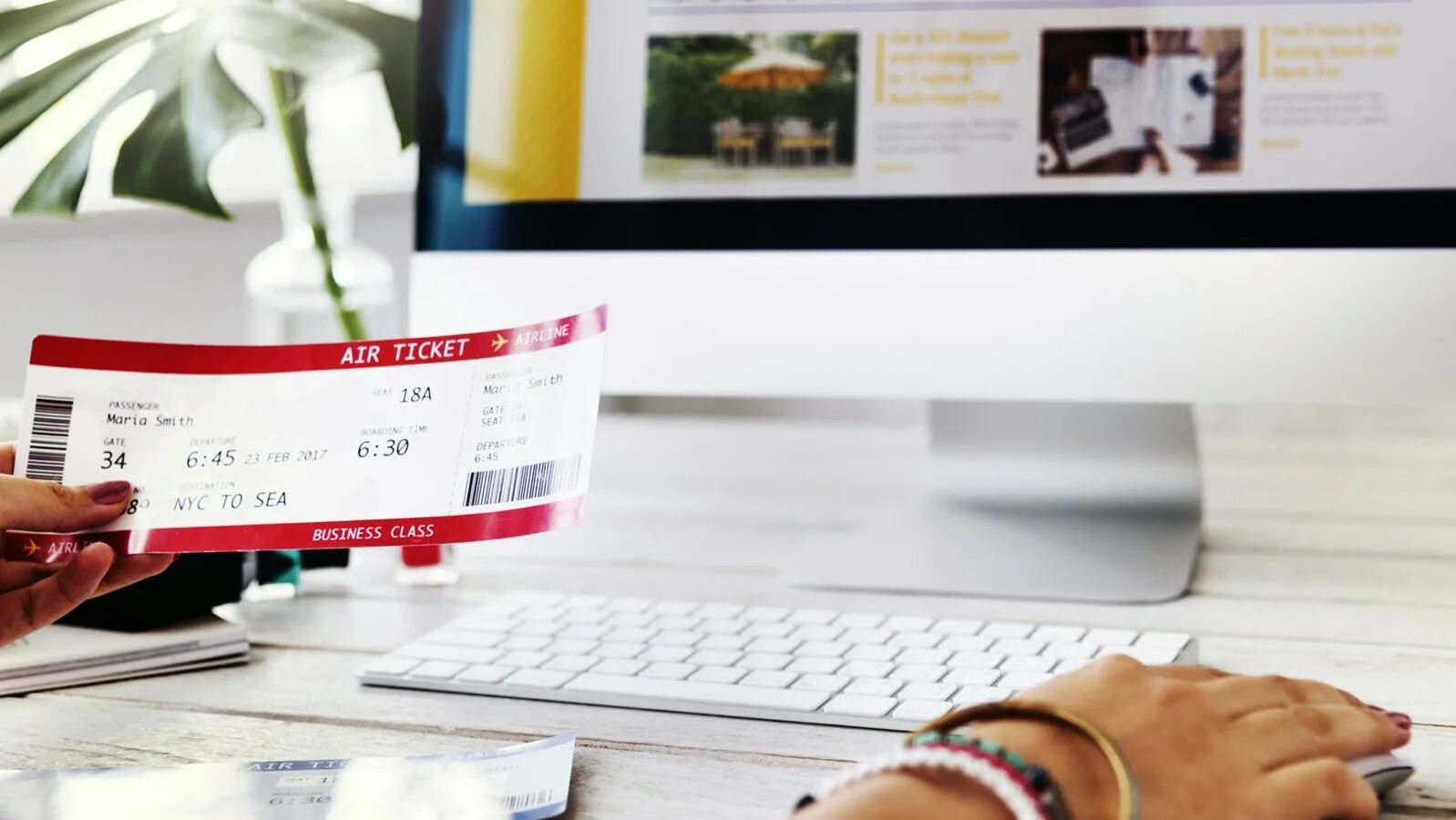 Ticket client. Ticket client